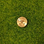 brass ball marker 3 white knuckle golf